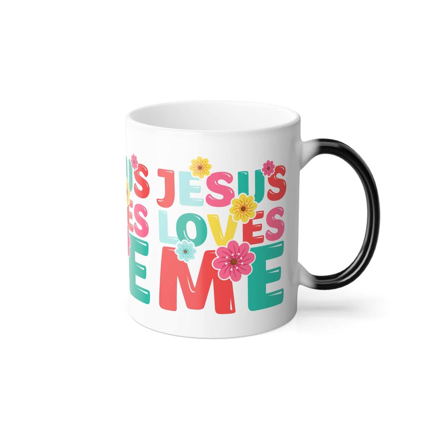 Jesus Loves Me 11oz -Color Morphing Mug