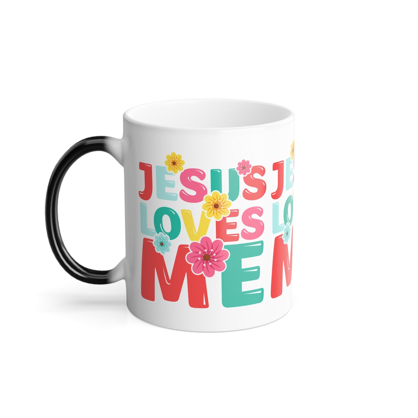 Jesus Loves Me 11oz -Color Morphing Mug