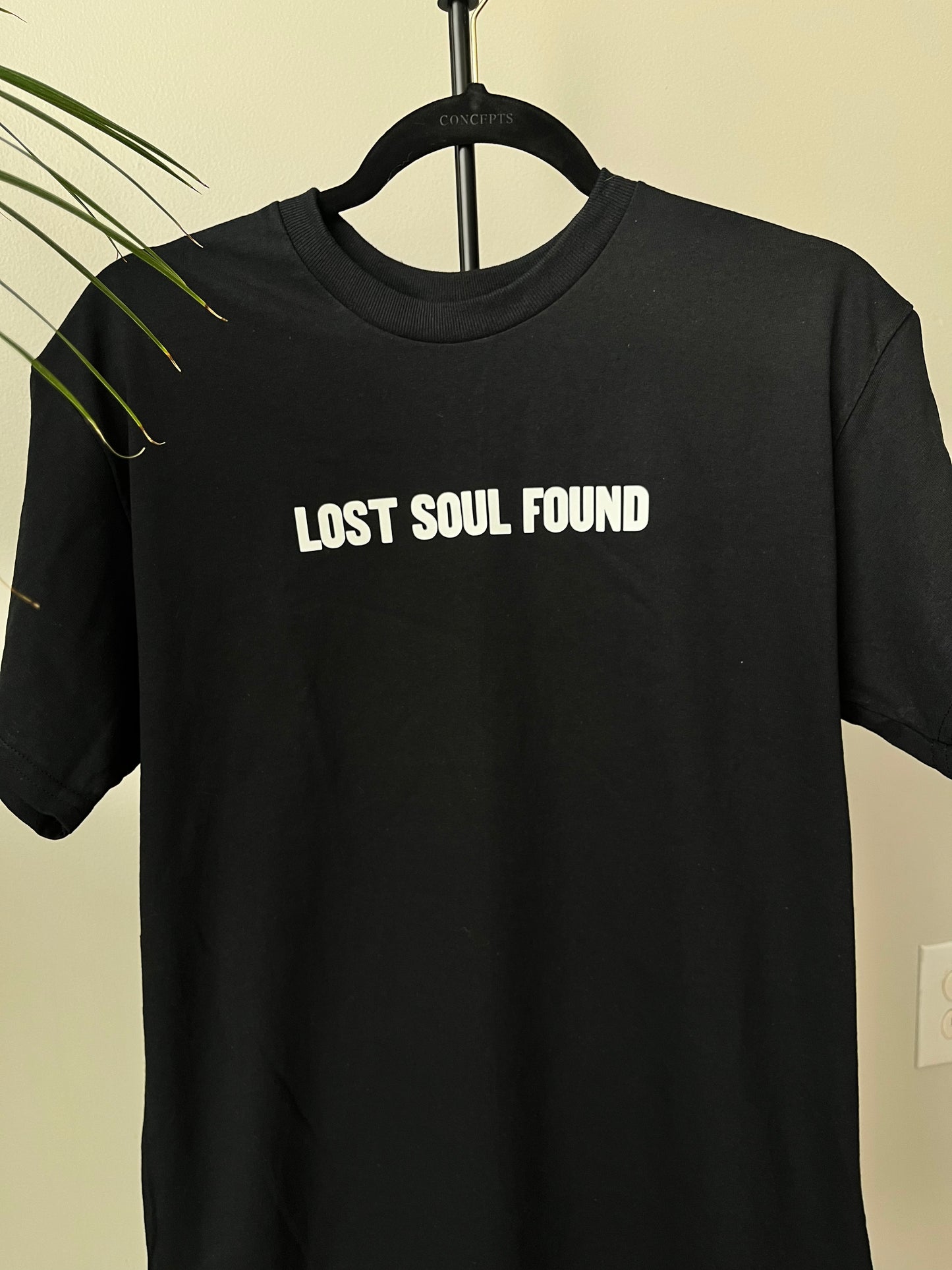 LOST SOUL FOUND TEE BLACK