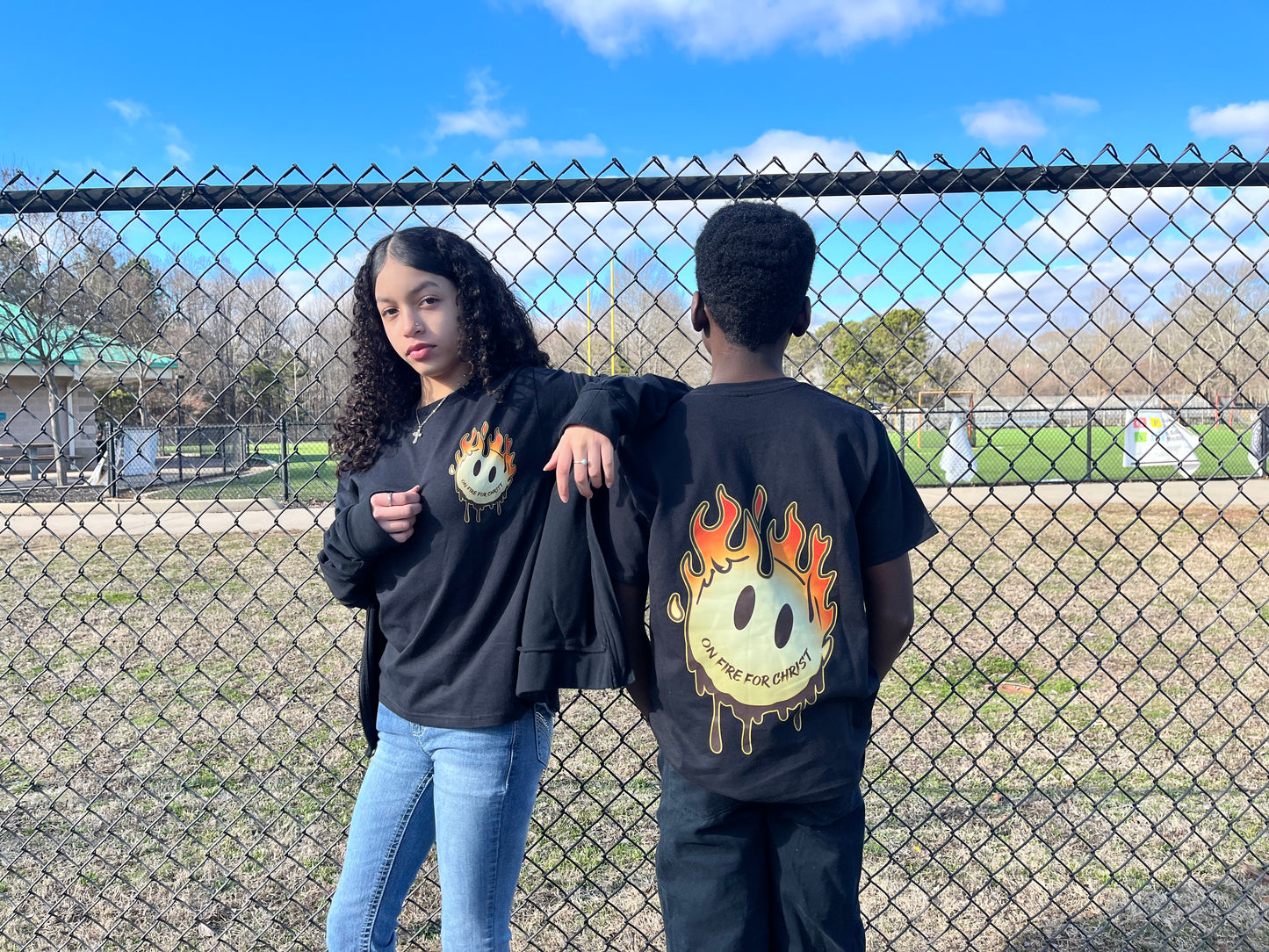 ON FIRE FOR CHRIST TEE